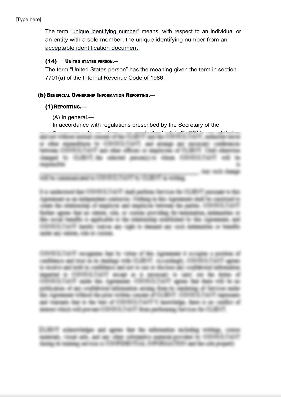 Title 31 O.S. Section 5336, Corporate Transparency Act-8