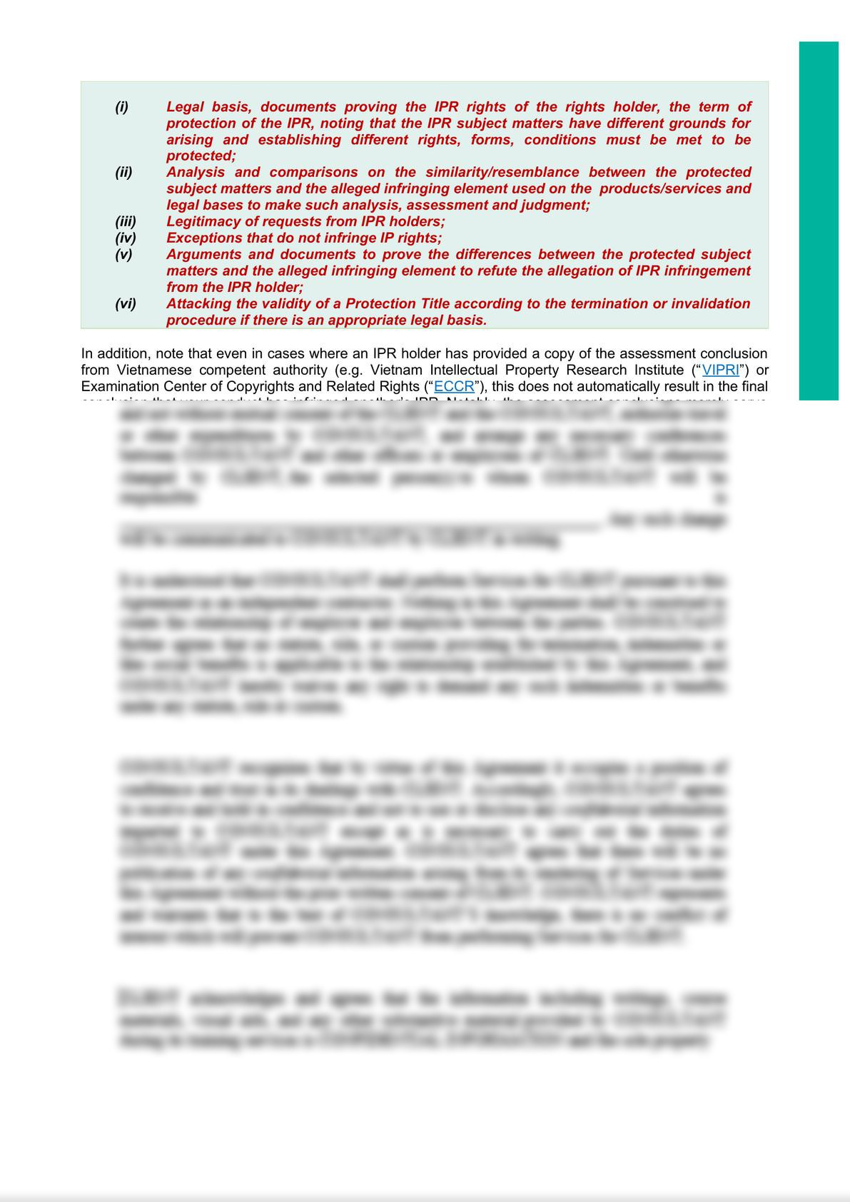 Cease & Desist Letter in IPR Dispute and Infringement handling in Vietnam – What should be noted?-2