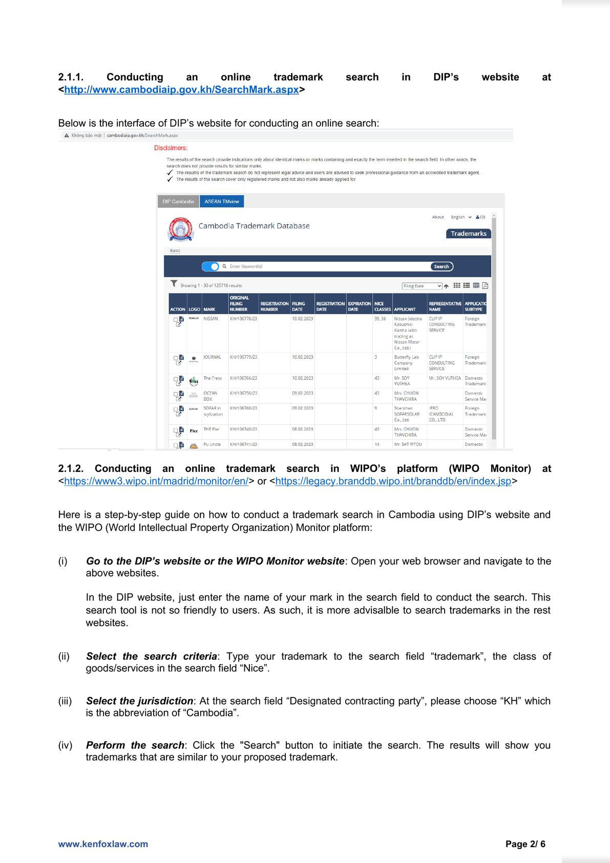 Conducting a trademark search in Cambodia: Why and How?-1
