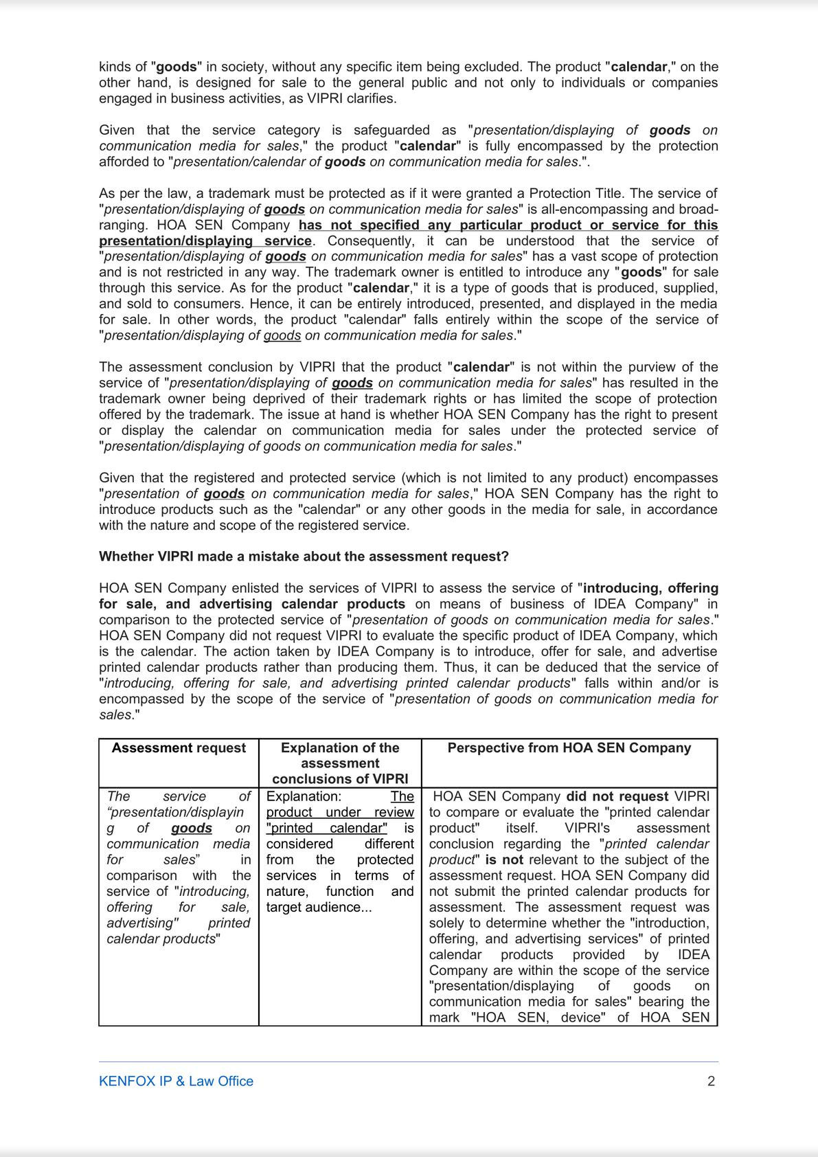 Key takeaways from the recent trademark assessment conclusion issued by the Vietnam Intellectual Property Research Institute-0