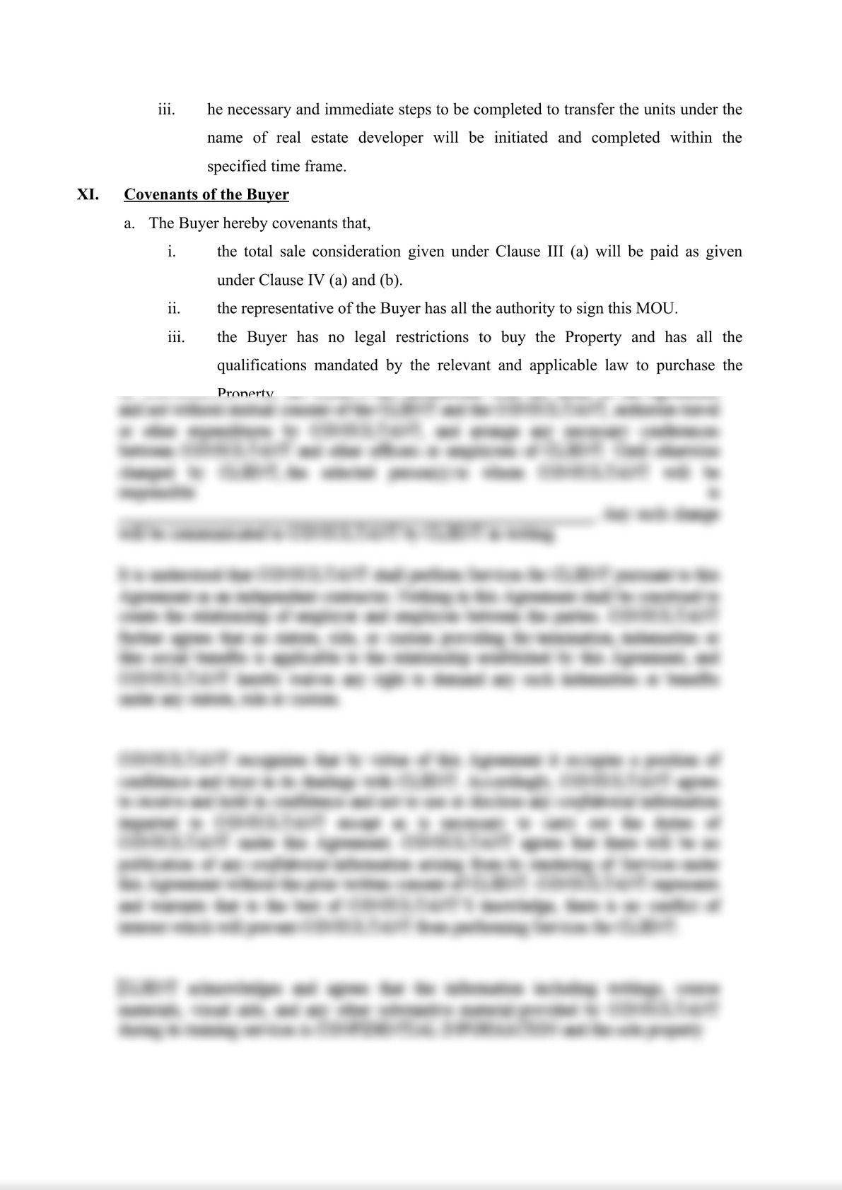 MEMORANDUM OF UNDERSTANDING REGARDING INTENT TO ENTER INTO A PURCHASE AGREEMENT-4