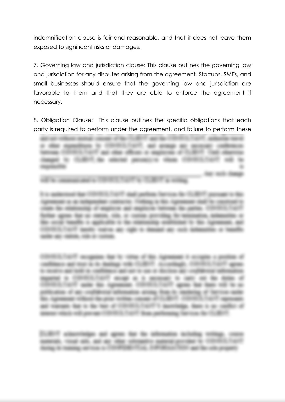 Grow Your Business with Confidence: Key Clauses for Startups, SMEs, and Small Businesses to Review in Agreements for Growth-1