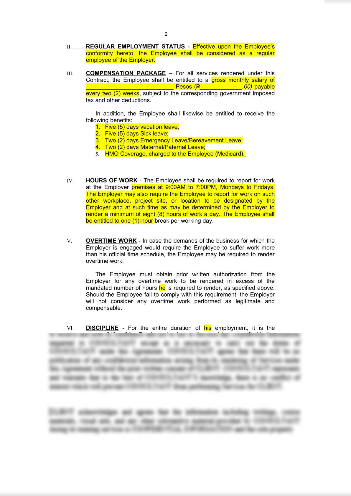 Employment Contract-1