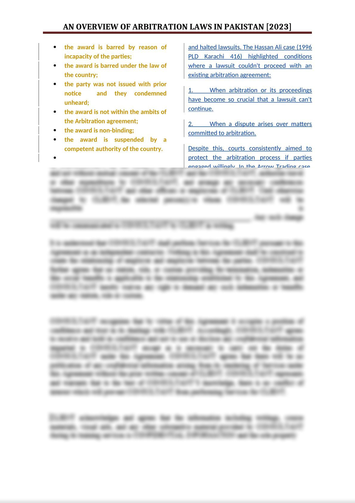 AN OVERVIEW OF ARBITRATION LAWS IN PAKISTAN AND ITS ENFORCEMENT-5