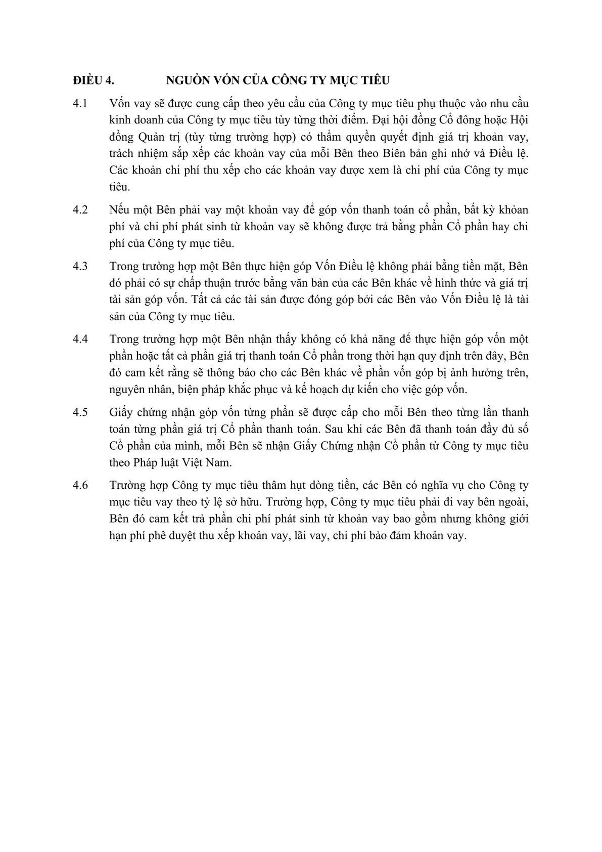 Memorandum of Understanding for creating a technical company -1