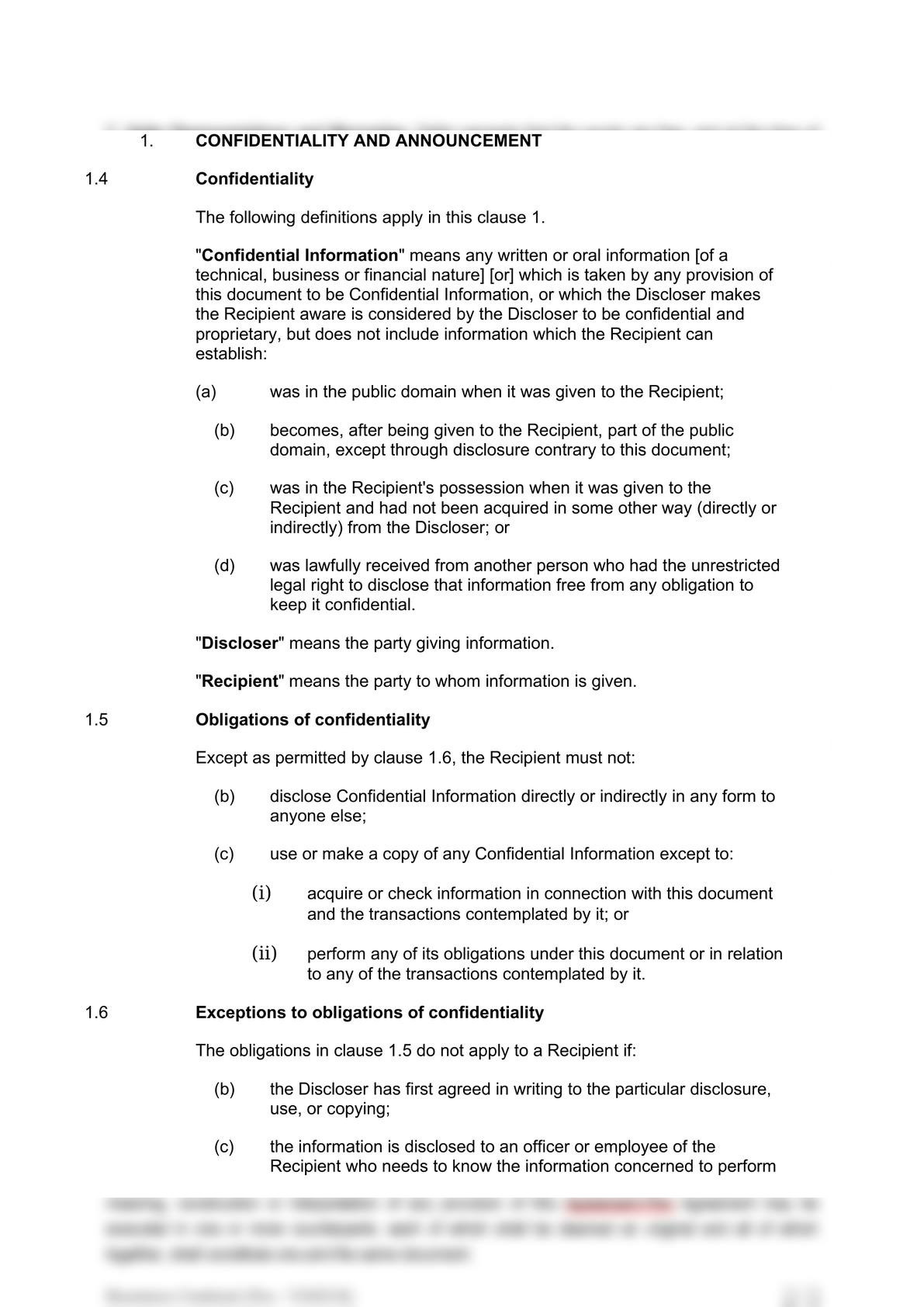 Australian Boiler Plate - Long Form with Variables-0