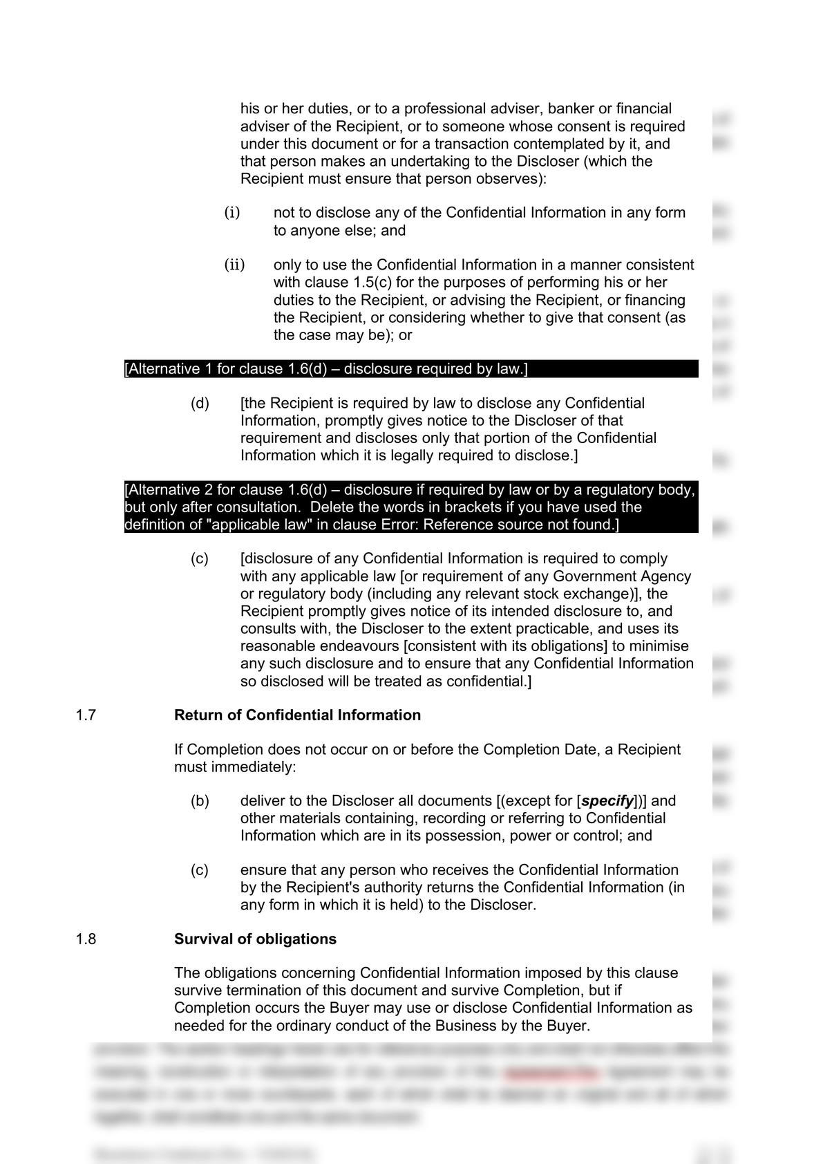 Australian Boiler Plate - Long Form with Variables-1