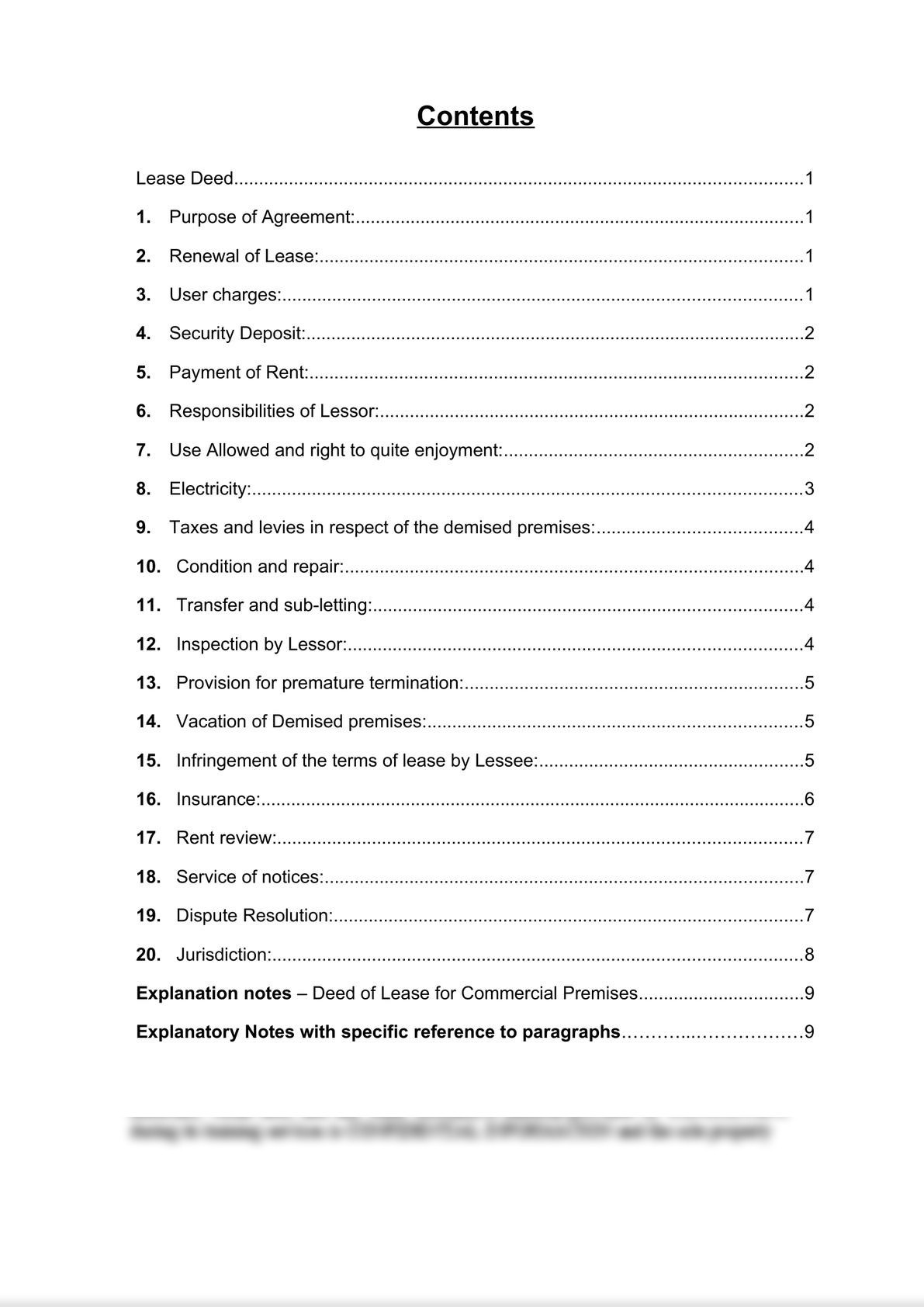 Commercial Lease Deed-1