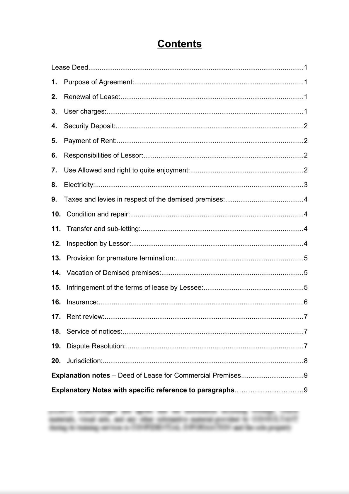 Commercial Lease Deed-1