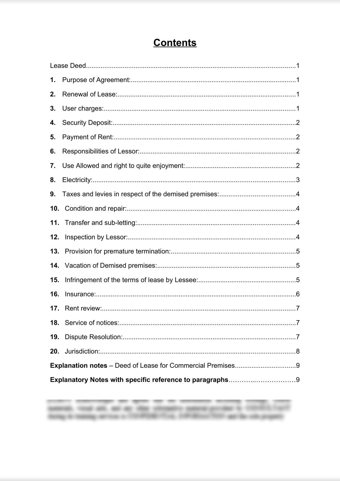 Commercial Lease Deed-1