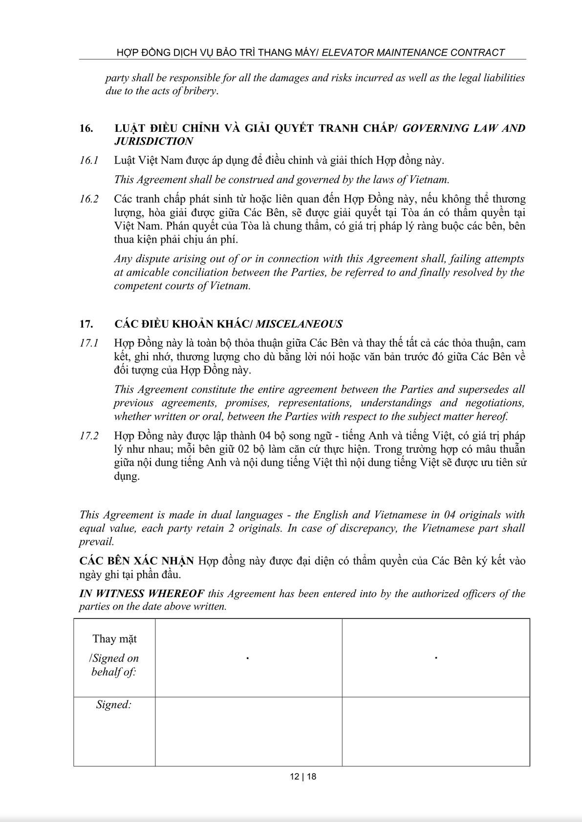 Maintenance Service Agreement-11