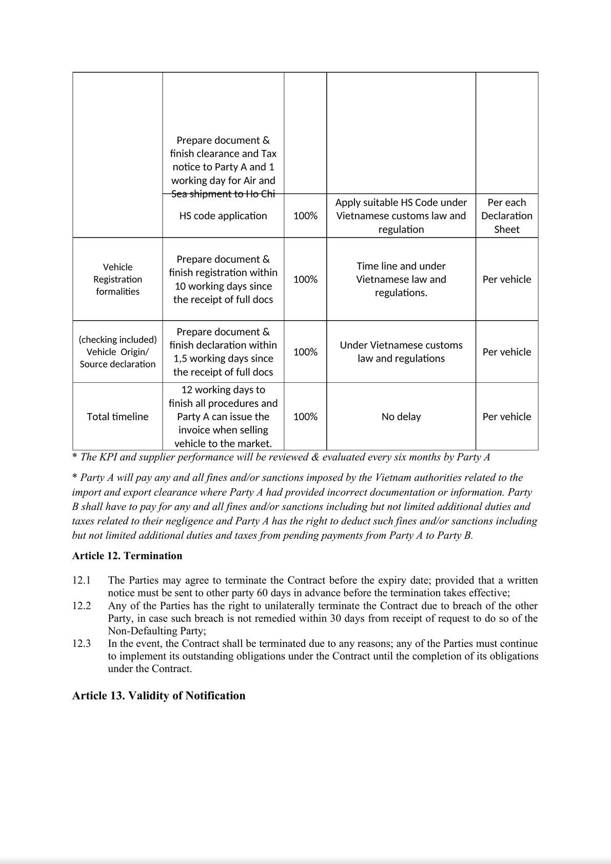 Customs Broker Service Contract-5