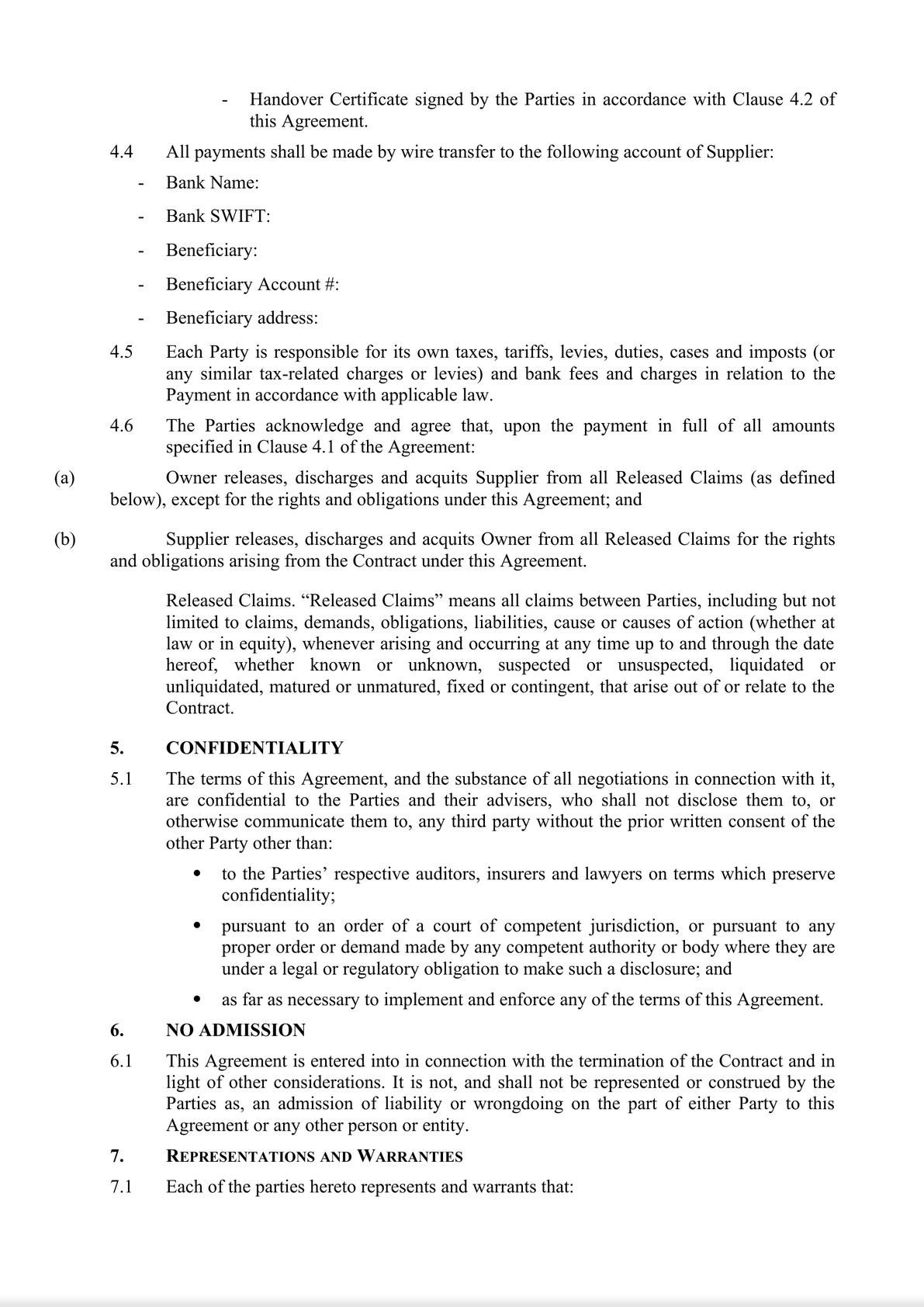 Termination and Settlement Agreement-1