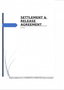 Settlement & Release Agreement