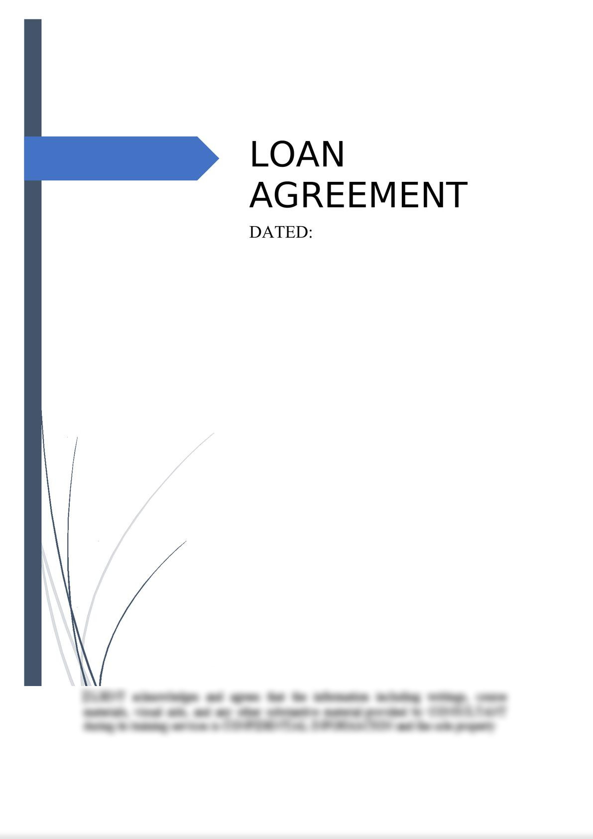 Loan Agreement (Secured)-0