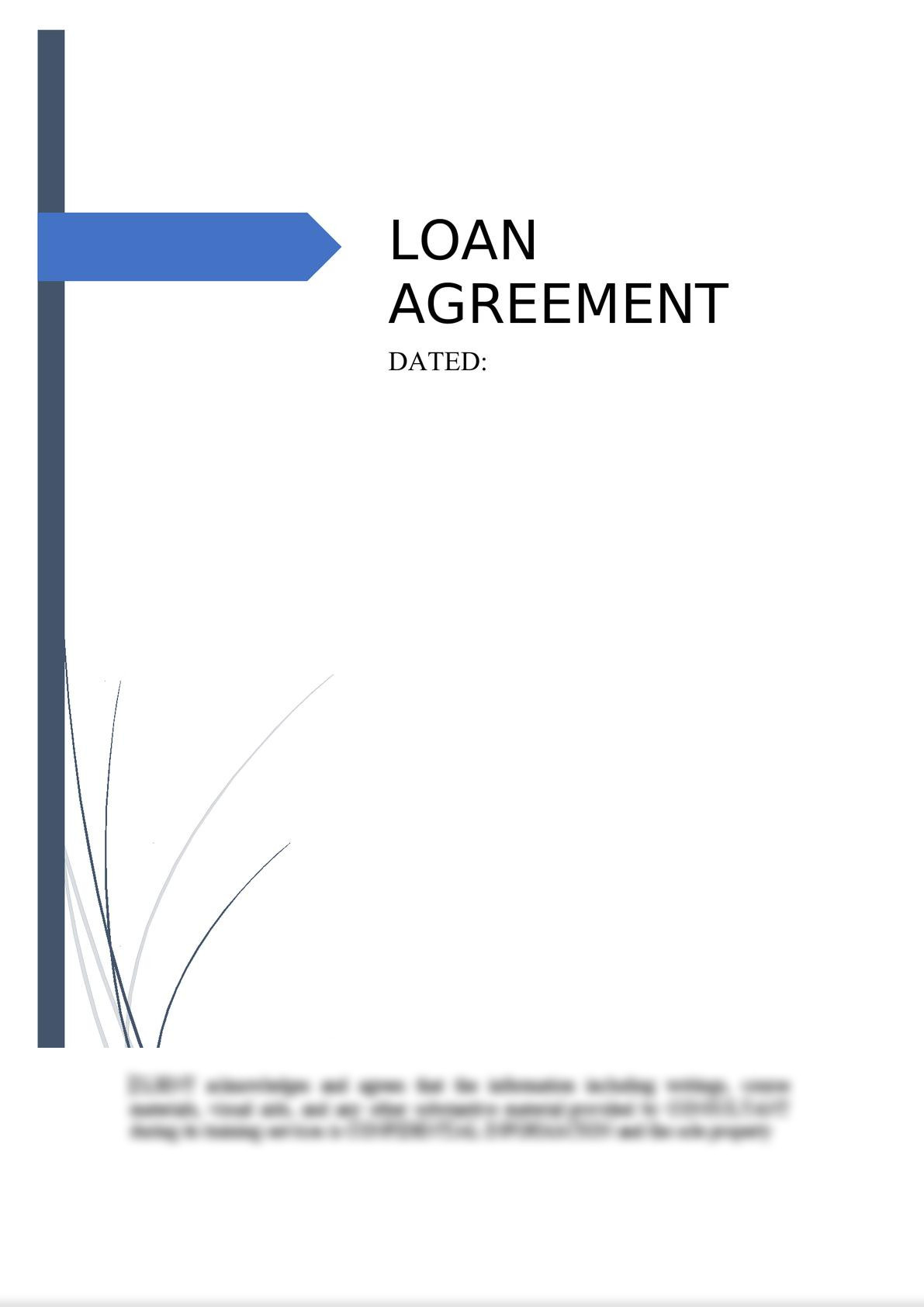 Loan Agreement (Secured)-0