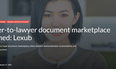 Lawyer-to-lawyer document marketplace launched: Lexub